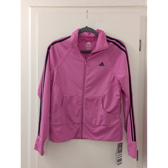 adidas Jackets & Blazers - Adidas Monopink Double Play Jacket Womens Size M Polyester With Pockets & Black